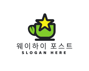 Star Green Tea logo design