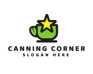 Star Green Tea logo design