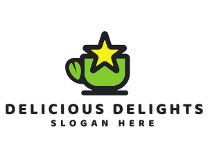 Star Green Tea logo design