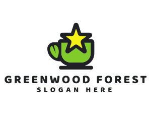 Star Green Tea logo design