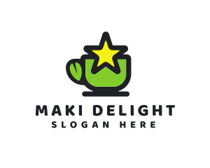 Star Green Tea logo design