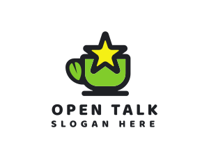 Star Green Tea logo design