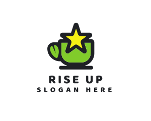 Star Green Tea logo design