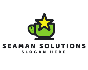 Star Green Tea logo design