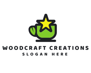 Star Green Tea logo design