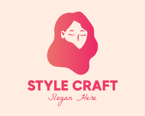 Hairstyling - Pink Hairstyling Salon logo design