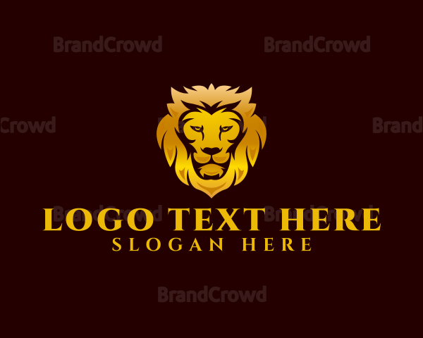 Premium Luxury Lion Logo