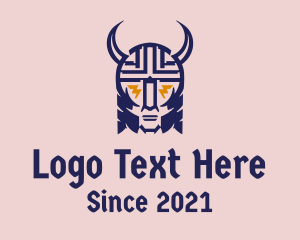 Viking - Crazy Medieval Viking logo design