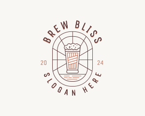 Pint Glass Brewery logo design