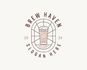 Pint Glass Brewery logo design