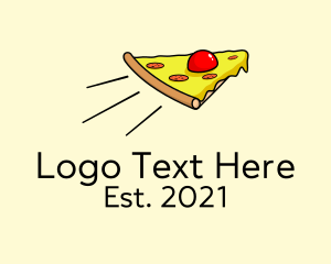 Deep Dish Pizza - Express Pizza Delivery logo design