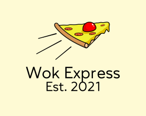 Express Pizza Delivery  logo design