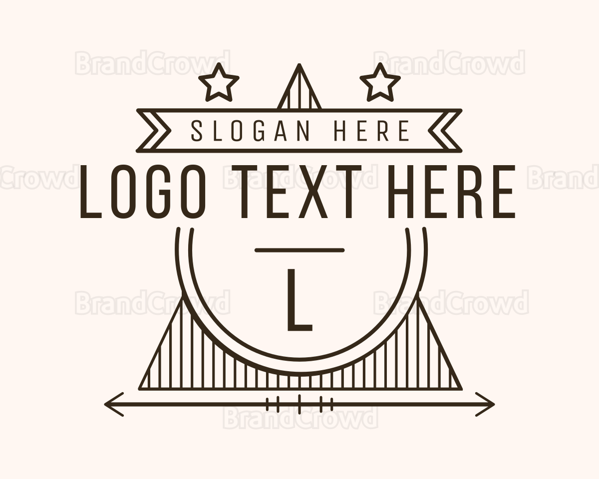 Retro Star Banner Badge Logo | BrandCrowd Logo Maker