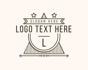 Banner - Retro Star Triangle Bistro logo design