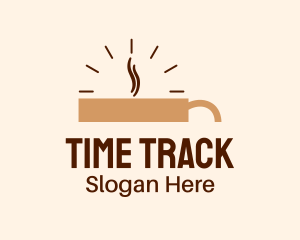 Brown Coffee Time logo design