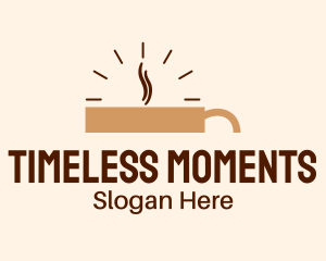 Brown Coffee Time logo design