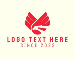 Flying Eagle Wings logo design