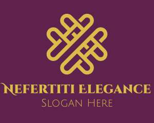 Golden Elegant Valentine logo design