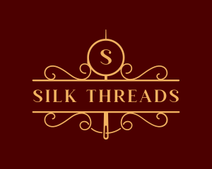 Luxury Needle Thread logo design