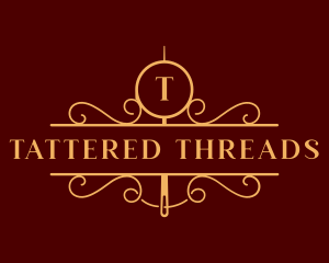 Luxury Needle Thread logo design