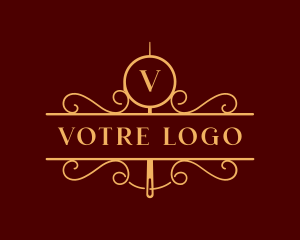 Embroidery - Luxury Needle Thread logo design