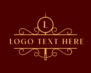 Tailor - Luxury Needle Thread logo design