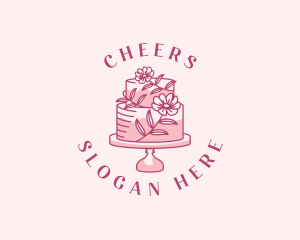 Doodle - Sweet Floral Cake logo design