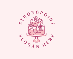 Homemade - Sweet Floral Cake logo design