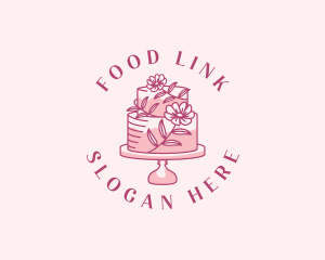 Sweet Floral Cake logo design