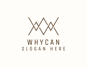 Mountain Monogram WM Logo