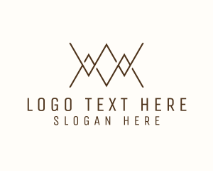 Mountain Monogram WM Logo