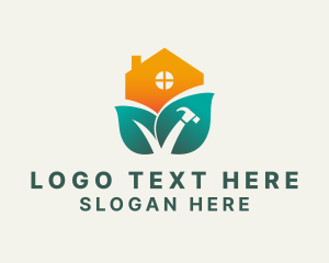 Leaf - Eco Home Repair logo design