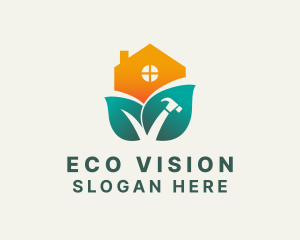 Eco Home Repair logo design