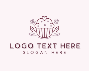 Baker - Lovely Cupcake Bakery logo design