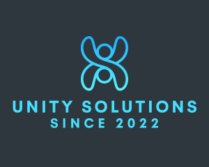 United - Human Group Foundation logo design