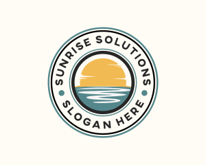 Sunrise Travel Resort logo design