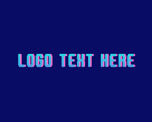 Glowing - Neon Tech Gaming logo design