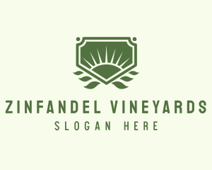 Sunrise Leaf Farm logo design