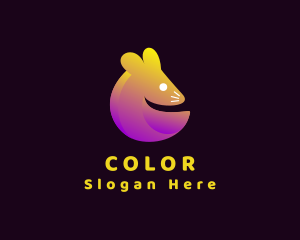 Gradient Mouse Rodent Logo