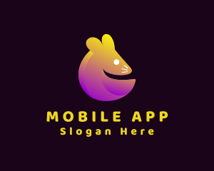 Gradient Mouse Rodent Logo