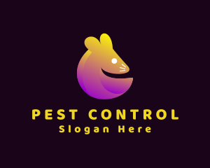 Pest - Gradient Mouse Rodent logo design