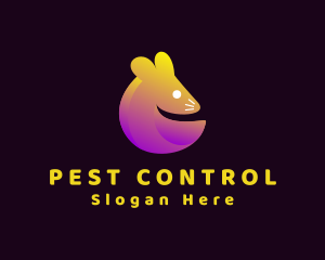 Gradient Mouse Rodent logo design