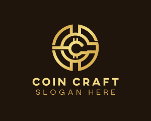 Coin - Cryptocurrency Financial Coin logo design