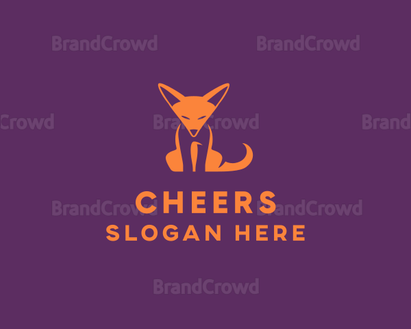 Orange Fox Cub Logo