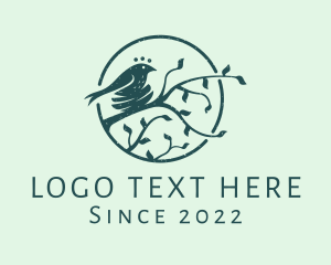 Cuckoo - Bird Nest Branch logo design