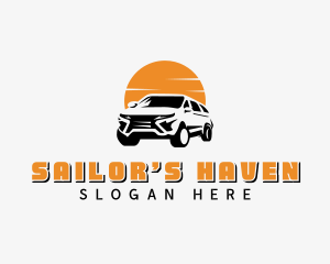 Car SUV Driving Logo