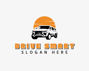 Car SUV Driving logo design