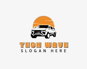 Car SUV Driving logo design