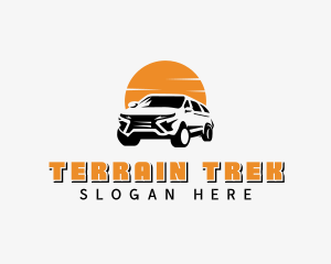 Car SUV Driving logo design