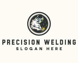 Welding - Mechanical Welding Builder logo design